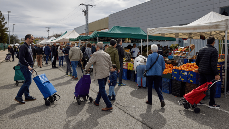 mercadillo landaben diciembre