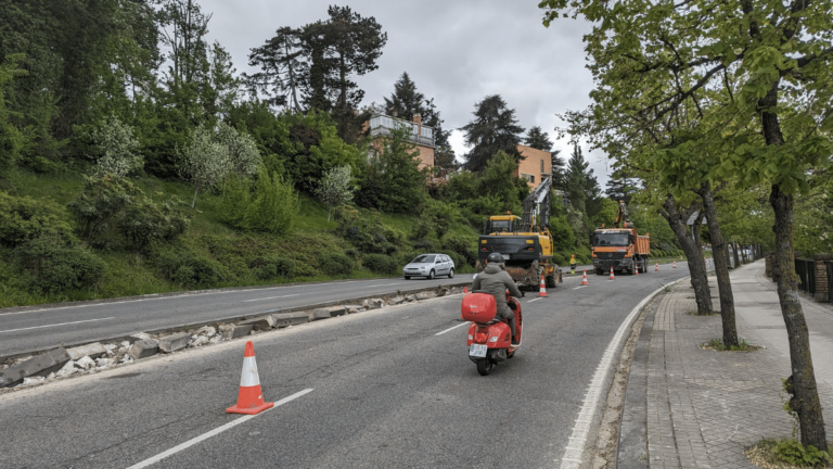 obras corredor beloso