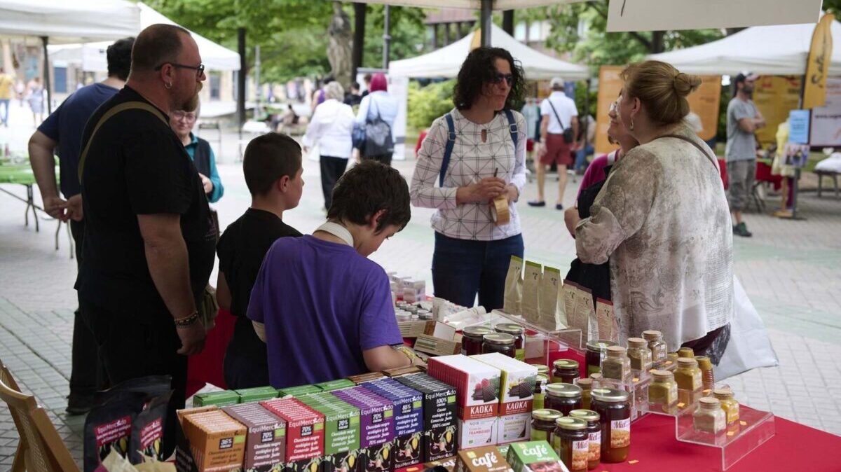 Pamplona celebra el Día Mundial del Comercio Justo con una jornada festiva