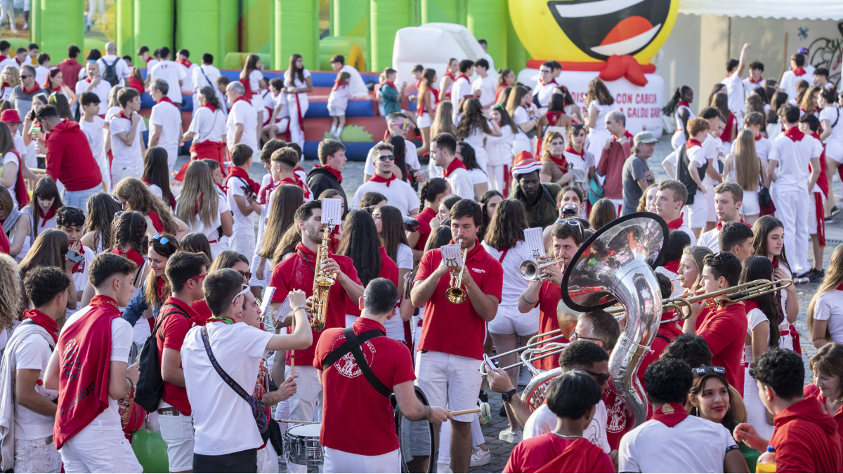 La Zona Joven de San Fermín vuelve como alternativa de ocio para adolescentes en Pamplona