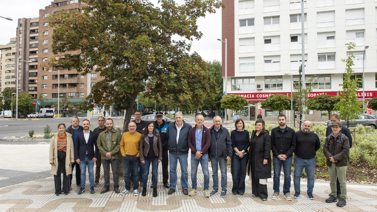 El corredor sostenible de Pío XII ya es una realidad para Pamplona