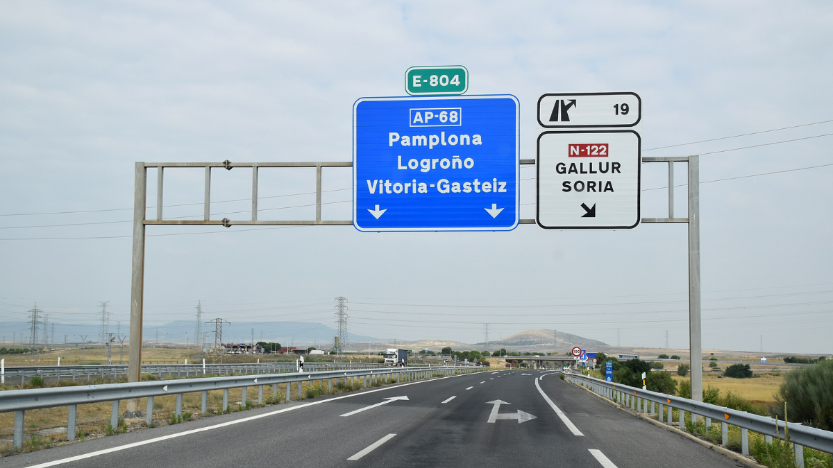 Casi 40 kilómetros de la AP-68 pasan a ser gestionados por la Comunidad Foral de Navarra
