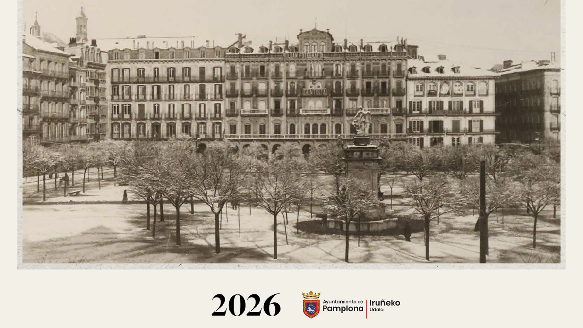 Arranca el reparto del calendario municipal 2026 de Pamplona