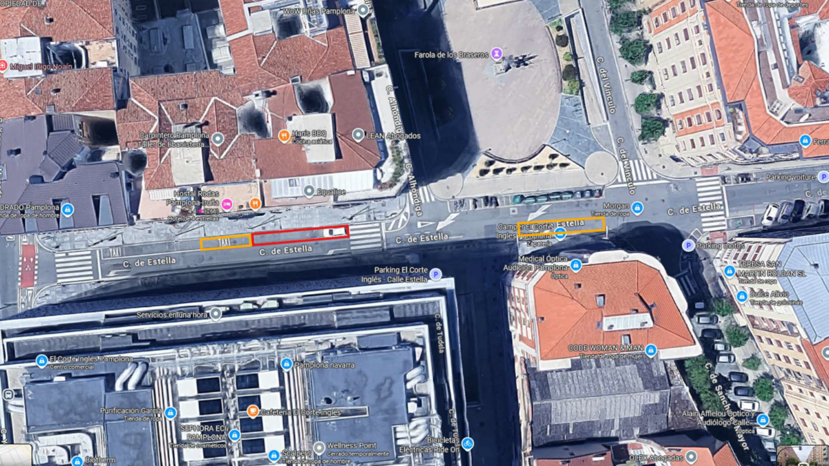 Pamplona habilitará 71 nuevas plazas para motos junto al Paseo de Sarasate