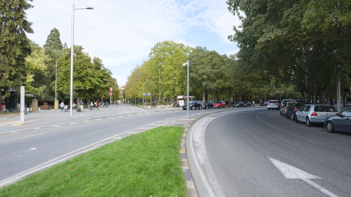 La avenida Pío XII tendrá carril bici bidireccional y jardines de lluvia